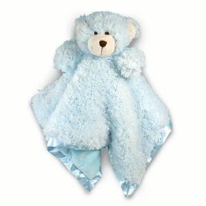 NWT Stephan Baby Ultra Soft Blue Cuddle Bud Blankie Bear